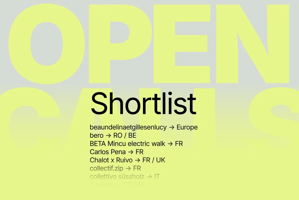 Beta 2026 Open Calls Shortlist